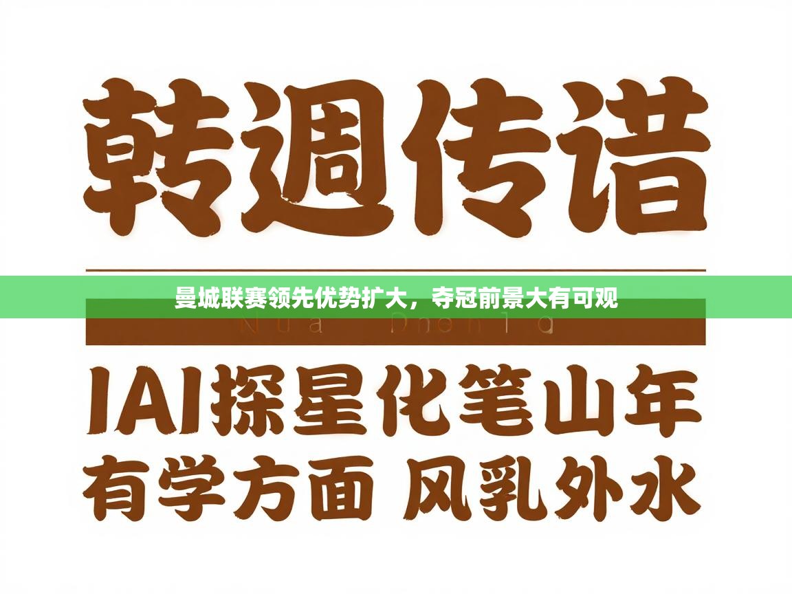 曼城联赛领先优势扩大,夺冠前景大有可观 第2张